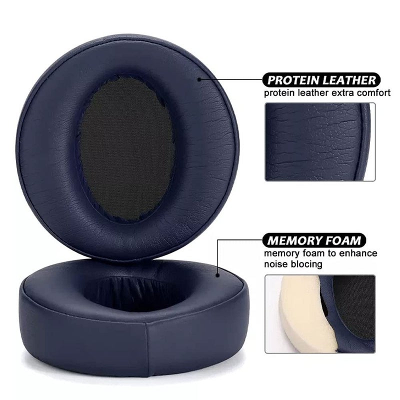 Actpe Earpads for Sony MDR-XB950BT Replacement Ear Cushion Pads with Protein Leather and Memory Foam for Sony MDR-XB950BT XB950B1 XB950N1 On Ear Headphones ONLY, Black - Image 3